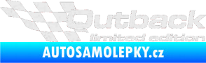 Samolepka Outback limited edition levá Ultra Metalic bílá