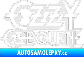 Samolepka Ozzy Osbourne 001 Ultra Metalic bílá