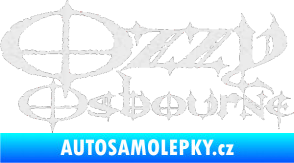 Samolepka Ozzy Osbourne 002 Ultra Metalic bílá