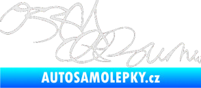 Samolepka Ozzy Osbourne 004 Ultra Metalic bílá