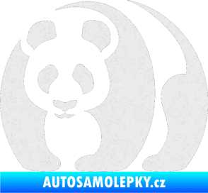 Samolepka Panda 001 levá Ultra Metalic bílá