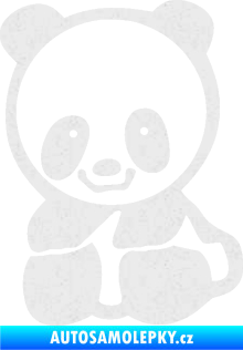 Samolepka Panda 009 levá baby Ultra Metalic bílá