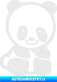 Samolepka Panda 009 pravá baby Ultra Metalic bílá
