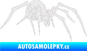 Samolepka Pavouk 002 - pravá Ultra Metalic bílá