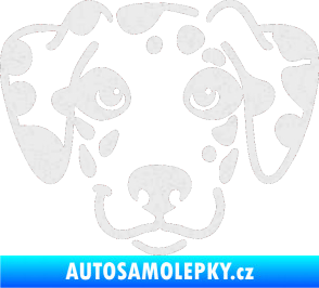 Samolepka Pes 064 Dalmatin Ultra Metalic bílá