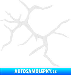 Samolepka Prasklina 007 Ultra Metalic bílá