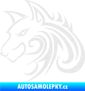 Samolepka Predator tattoo 001 levá Ultra Metalic bílá