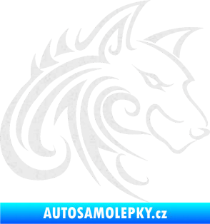 Samolepka Predator tattoo 001 pravá Ultra Metalic bílá