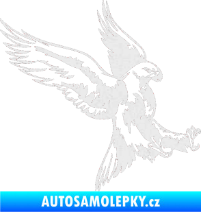 Samolepka Predators 003 pravá Ultra Metalic bílá