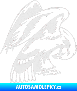 Samolepka Predators 017 pravá Ultra Metalic bílá