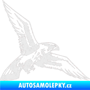 Samolepka Predators 026 pravá Ultra Metalic bílá