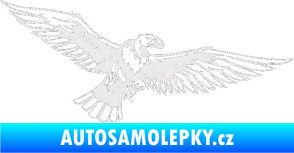 Samolepka Predators 028 pravá sup Ultra Metalic bílá
