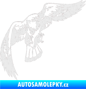 Samolepka Predators 041 pravá Ultra Metalic bílá