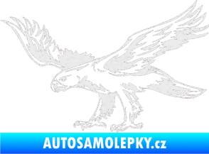 Samolepka Predators 043 levá Ultra Metalic bílá