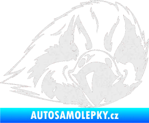 Samolepka Predators 079 pravá Ultra Metalic bílá