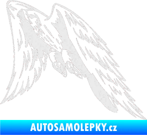 Samolepka Predators 090 levá sokol Ultra Metalic bílá