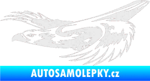 Samolepka Predators 093 levá Ultra Metalic bílá