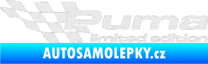 Samolepka Puma limited edition levá Ultra Metalic bílá