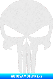 Samolepka Punisher 001 Ultra Metalic bílá
