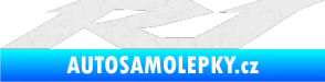 Samolepka R1 001 Ultra Metalic bílá