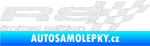 Samolepka R8 limited edition pravá Ultra Metalic bílá