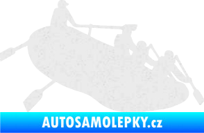 Samolepka Raft 001 pravá Ultra Metalic bílá