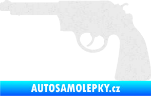 Samolepka Revolver 002 levá Ultra Metalic bílá