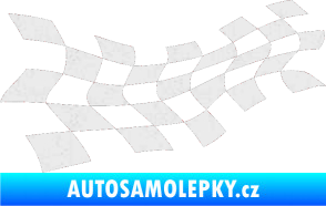 Samolepka Šachovnice 017 Ultra Metalic bílá