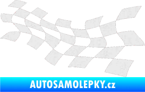 Samolepka Šachovnice 018 Ultra Metalic bílá