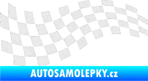 Samolepka Šachovnice 025 Ultra Metalic bílá