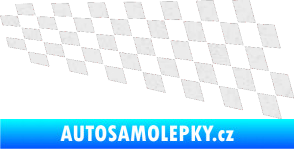 Samolepka Šachovnice 033 Ultra Metalic bílá