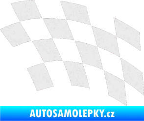 Samolepka Šachovnice 038 Ultra Metalic bílá