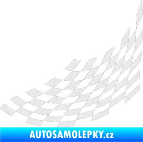 Samolepka Šachovnice 039 Ultra Metalic bílá