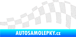 Samolepka Šachovnice 045 Ultra Metalic bílá