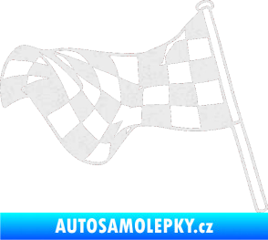 Samolepka Šachovnice 052 Ultra Metalic bílá