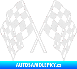 Samolepka Šachovnice 062 Ultra Metalic bílá