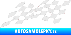 Samolepka Šachovnice 075 Ultra Metalic bílá