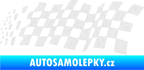 Samolepka Šachovnice 083 Ultra Metalic bílá
