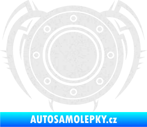 Samolepka Samolepka na víčko od nádrže 001 Ultra Metalic bílá