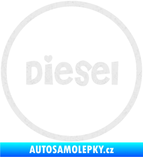 Samolepka Samolepka na víčko od nádrže 007 diesel Ultra Metalic bílá