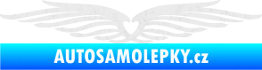 Samolepka Samolepka na zadní okno 002 srdce Ultra Metalic bílá