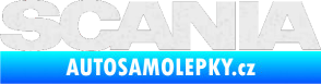 Samolepka Scania Ultra Metalic bílá