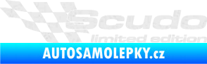 Samolepka Scudo limited edition levá Ultra Metalic bílá