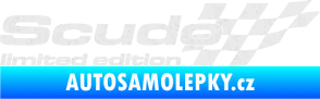 Samolepka Scudo limited edition pravá Ultra Metalic bílá