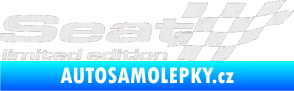 Samolepka Seat limited edition pravá Ultra Metalic bílá