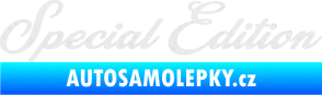 Samolepka Special edition 003 nápis Ultra Metalic bílá