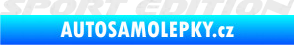 Samolepka Sport edition 003 nápis Ultra Metalic bílá