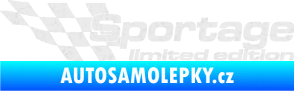 Samolepka Sportage limited edition levá Ultra Metalic bílá