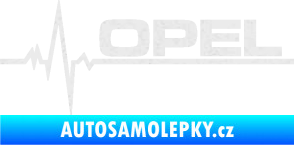 Samolepka Srdeční tep 036 pravá Opel Ultra Metalic bílá
