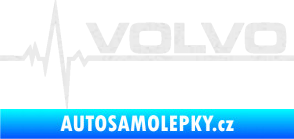 Samolepka Srdeční tep 037 pravá Volvo Ultra Metalic bílá
